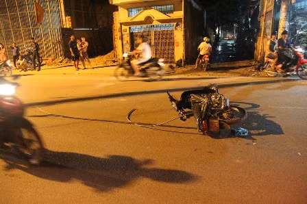 Hiện trường vụ tai nạn 