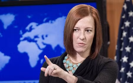 Phát ngôn viên Bộ Ngoại giao Mỹ Jen Psaki. 
