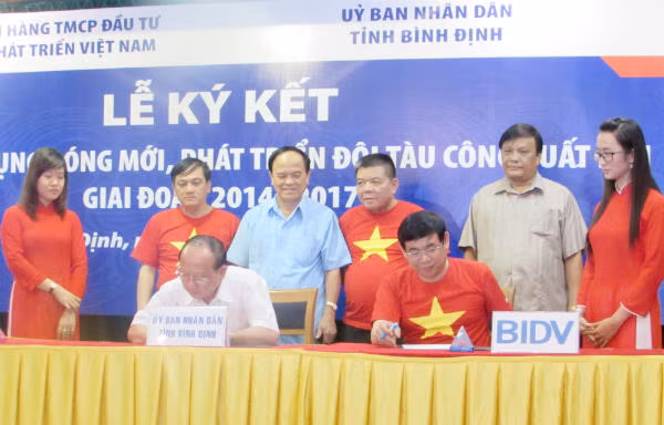 BIDV tài trợ 150 tỷ đồng để đóng 27 tàu vỏ sắt