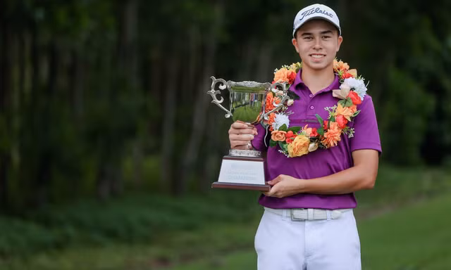 Maxime Bao Long Lam vô địch giải golf nghiệp dư trẻ quốc gia 2023