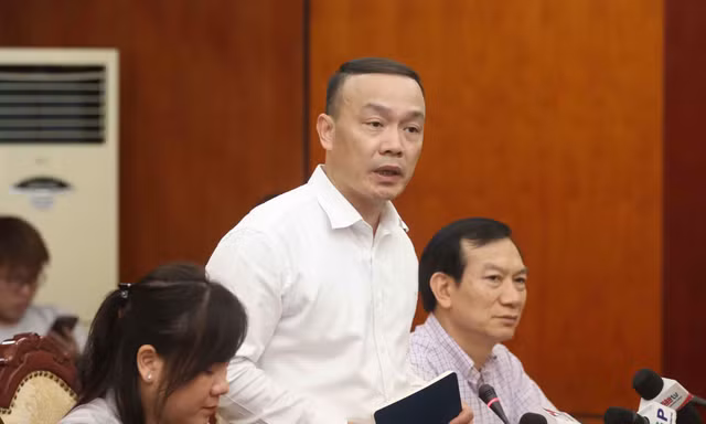 Giám đốc Trung tâm Doping và Y học thể thao Nguyễn Văn Phú. Ảnh: Quý Lượng