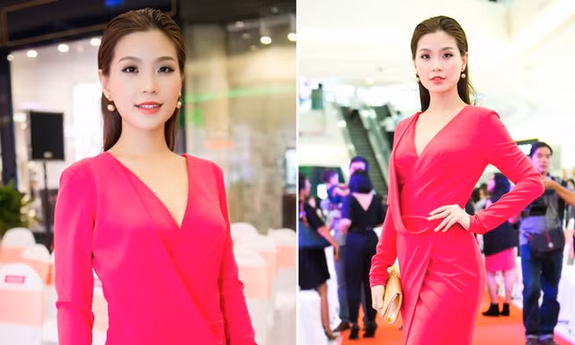Á hậu Diễm Trang diện váy xẻ sexy, lộng lẫy trên thảm đỏ