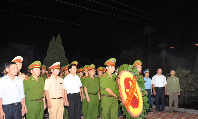 Tổng cục Cảnh sát tri ân các anh hùng, liệt sỹ