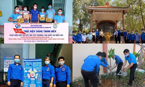 Tháng Thanh niên 2021: Dù không tổ chức lễ phát động, Bình Dương vẫn ra quân hoành tráng