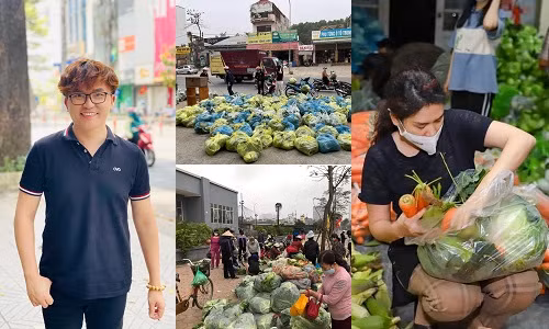 “Phiên chợ 0 đồng” và những chuyến xe giải cứu nông sản Hải Dương của nghệ sĩ Việt