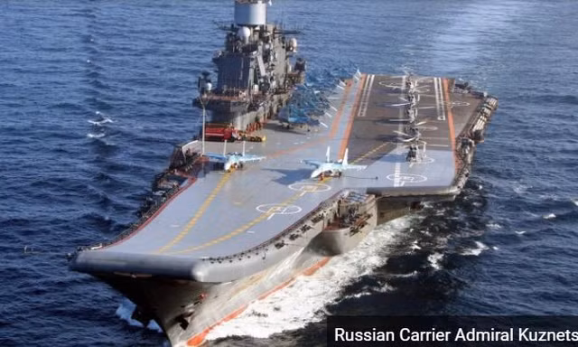 Tàu sân bay duy nhất của hải quân Nga ở thời điểm hiện tại