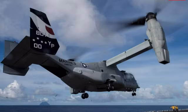 Trực thăng V-22 Osprey của thủy quân lục chiến Mỹ