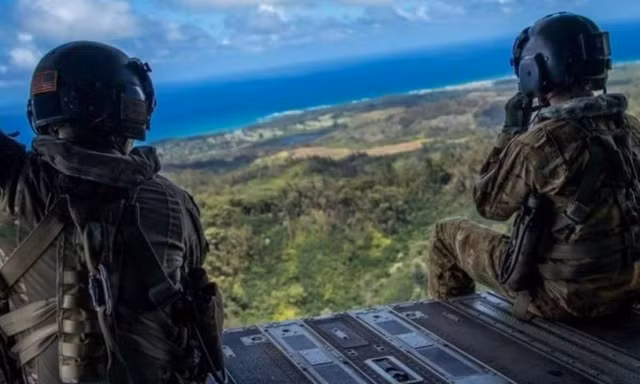 Lính Mỹ trong một cuộc tập trận ở Palau năm 2019. 
