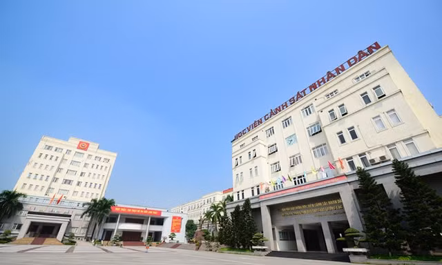 Toàn cảnh Học viện Cảnh sát nhìn từ camera bay