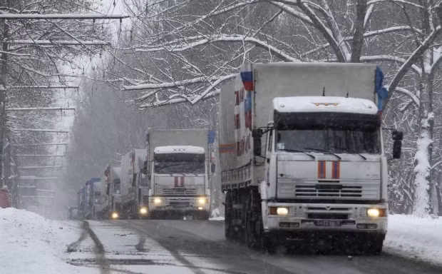 Đoàn xe nhân đạo thứ chín của Nga dự kiến có mặt tại miền Đông Ukraine vào ngày 12/12 tới.