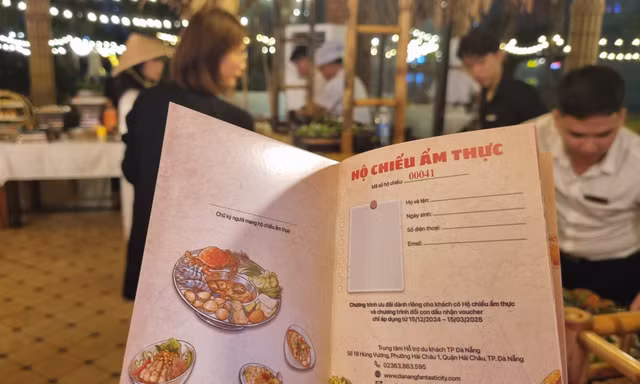 Lần đầu tiên xuất hiện 'hộ chiếu ẩm thực' tại Đà Nẵng
