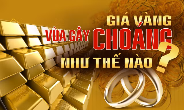 Giá vàng vừa gây choáng như thế nào? 