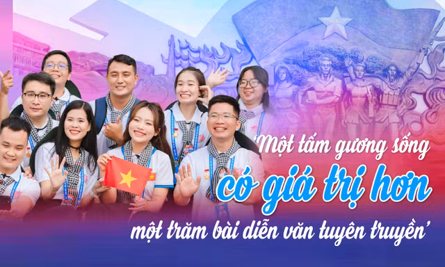 ‘Một tấm gương sống có giá trị hơn một trăm bài diễn văn tuyên truyền’