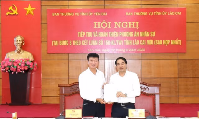 Hoàn thiện phương án nhân sự tỉnh Lào Cai mới