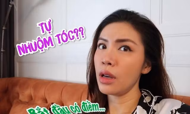 Siêu mẫu Minh Tú tự làm tóc tại nhà, kết quả thế nào mà lại tự "quay xe" cực gắt?