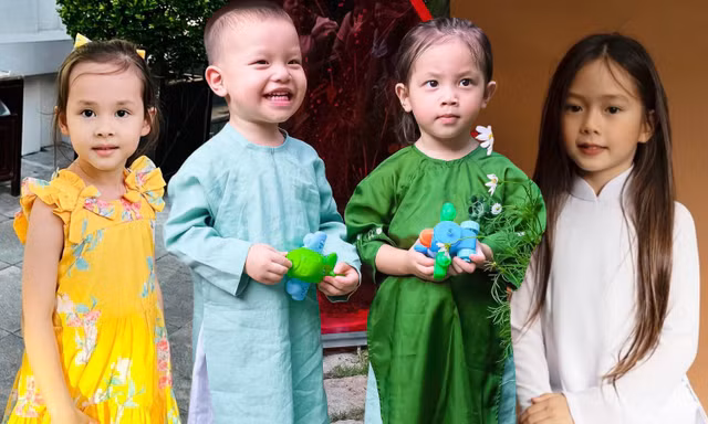 Nhóc tì lai nhà sao Việt: Con gái Đoan Trang lanh lợi, Lisa - Leon hút fan từ bé