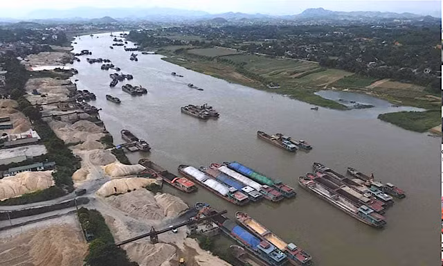 Một góc cảng Sông Lô, Đoan Hùng, Phú Thọ