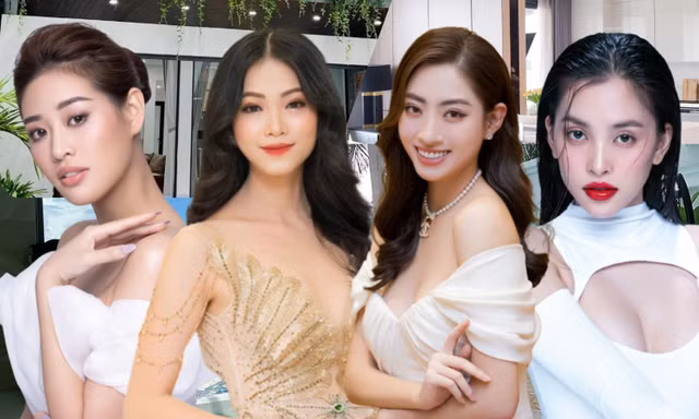 Thăm nhà dàn Hoa hậu đình đám: Khánh Vân ấm áp, Lương Thùy Linh sang trọng