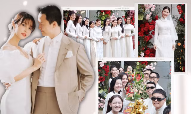 Lễ ăn hỏi Diễm My 9X: Minh Tú, Ninh Dương Lan Ngọc "dành cả năm đi bê tráp"