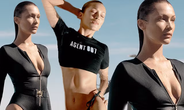 Chân dài 'đắt giá' Bella Hadid phô body 'cực phẩm' với áo tắm