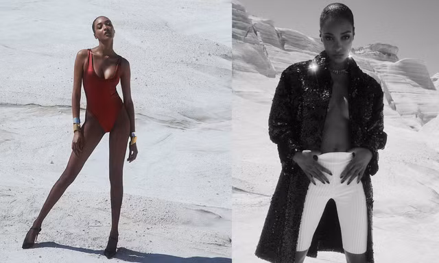 Siêu mẫu Jourdan Dunn khoe đường cong tuyệt mỹ, chân thon dài khiến chị em phải ghen tị