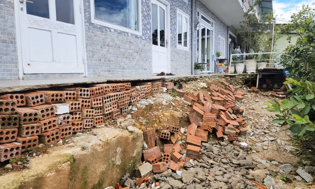 Đà Lạt khẩn cấp cải tạo kè chắn đất của chung cư Đặng Thái Thân 