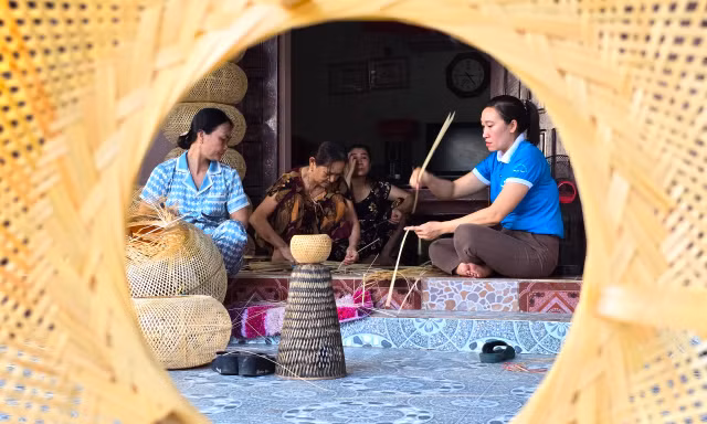 Lập tổ 'mây tre đan' để giữ nghề truyền thống, chị em kiếm thêm thu nhập nuôi gia đình