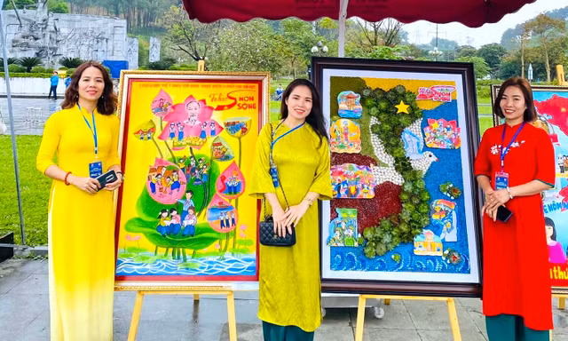 Những mốc lịch sử dân tộc qua 15 bức vẽ 'Tự hào một dải non sông'