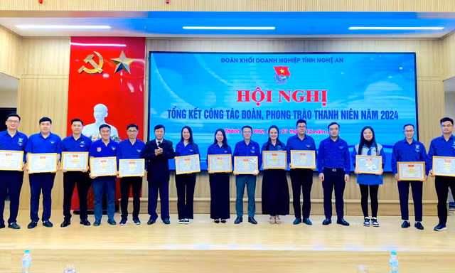Những con số ấn tượng của Đoàn Khối Doanh nghiệp Nghệ An 2024