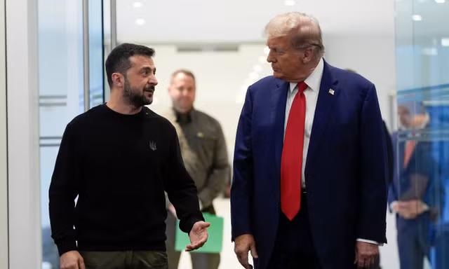 Tổng thống Ukraine Volodymir Zelensky. (Ảnh: Bloomberg)