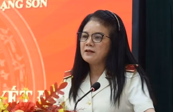 Tân Viện trưởng Viện KSND tỉnh Lạng Sơn nhận nhiệm vụ. 