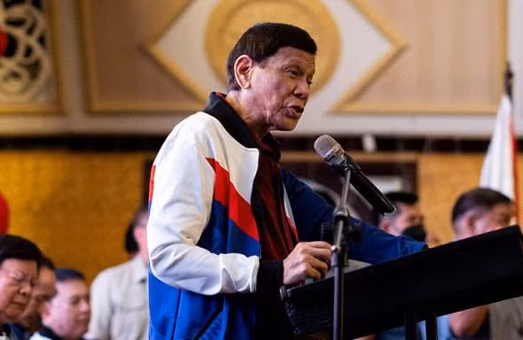 Cựu Tổng thống Philippines Rodrigo Duterte. (Ảnh: Reuters)