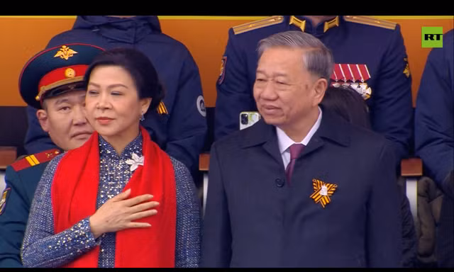 Tổng Bí thư Tô Lâm dự Lễ duyệt binh kỷ niệm 80 năm Ngày Chiến thắng tại Nga