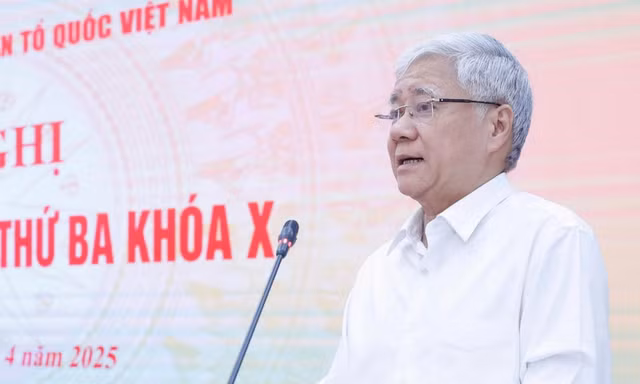 Chủ tịch Ủy ban Trung ương MTTQ Đỗ Văn Chiến thông tin việc sắp xếp bộ máy