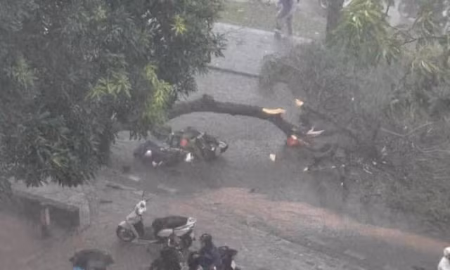 Công an Hà Nội khuyến cáo những khu vực tránh đi qua khi bão YAGI đổ bộ 