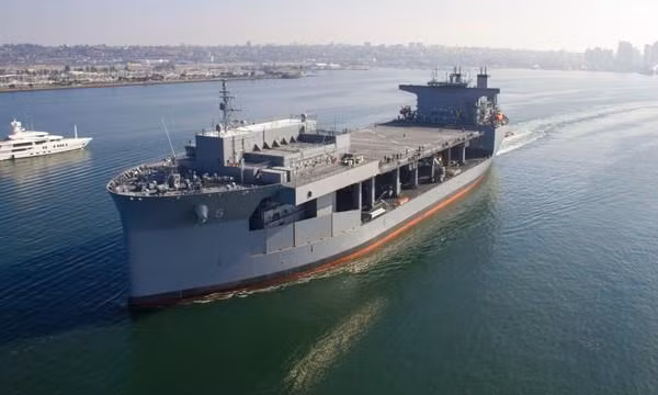 Tàu đổ bộ USS Miguel Keith. (Ảnh: US Navy)