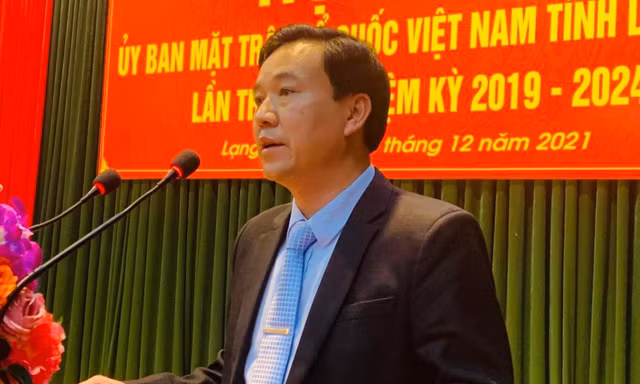 Phó Chủ tịch Ủy ban MTTQVN tỉnh Lạng Sơn Nguyễn Hữu Chiến (Ảnh: Duy Chiến)