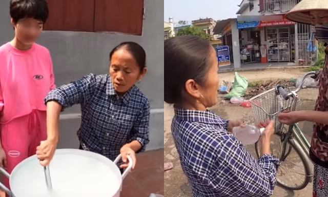 Giữa dịch Covid-19, bà Tân Vlog nấu nồi gel rửa tay khổng lồ tặng hàng xóm