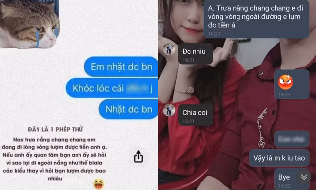 Đu trend “thử lòng người yêu khi đi giữa trời nắng nhặt được tiền” và những kết bất ngờ