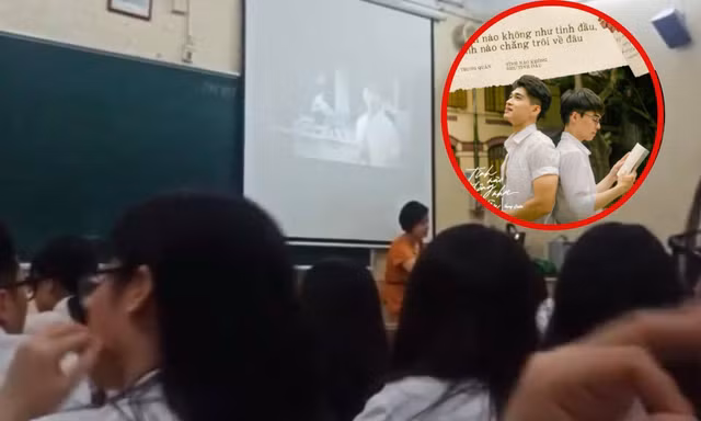 Ngày đi học đầu tiên, teen Trần Phú (Hà Nội) được cô cho xem MV thanh xuân vườn trường