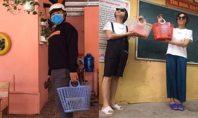 Đầu năm học đi nhận lớp mang cặp gì cho “chất“: Nhiều bạn teen chọn... làn đi chợ!