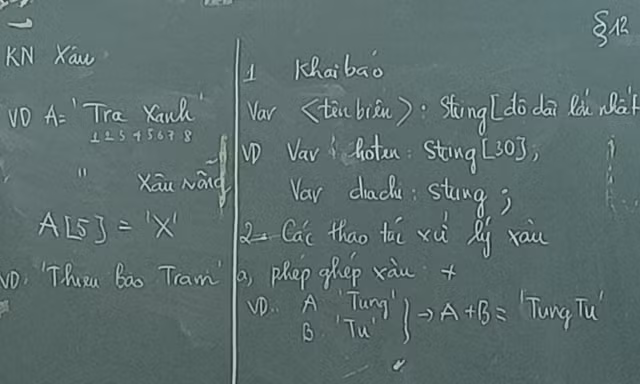 Sơn Tùng M-TP, Thiều Bảo Trâm, Hải Tú tiếp tục xuất hiện trong một bài giảng Tin học