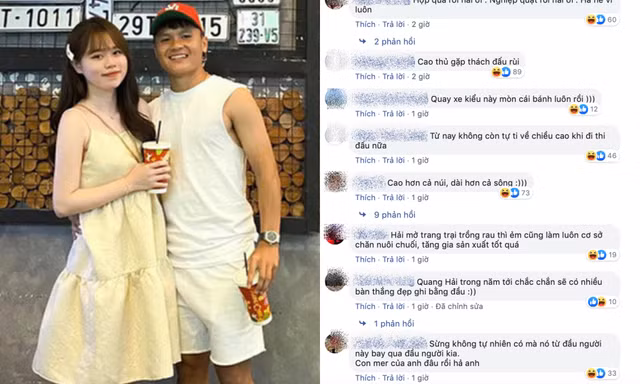 Dân mạng tấn công Facebook của Quang Hải giữa ồn ào Huỳnh Anh là “người thứ ba“