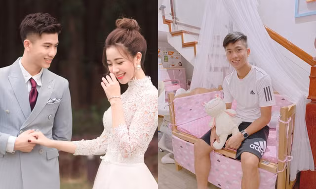Vợ Văn Đức tiết lộ “tật xấu” của chồng, chàng cầu thủ liền có hành động gây chú ý