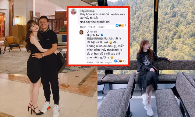 Bạn gái Quang Hải đáp trả cực gắt khi bị dân mạng hỏi xoáy việc hẹn hò “nay bật mai tắt“