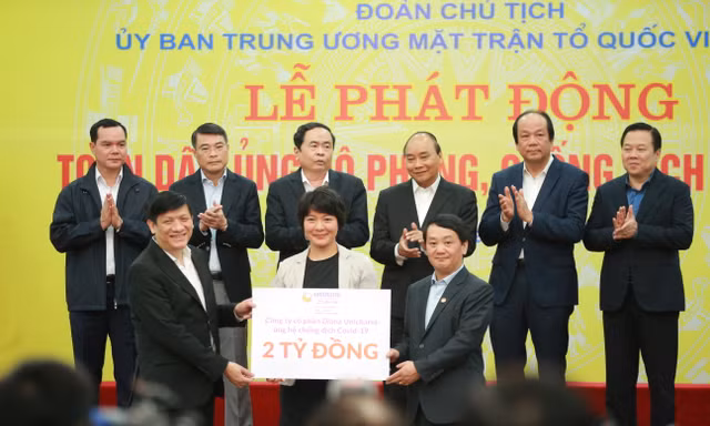 Nhiều doanh nghiệp chung tay chống dịch Covid-19