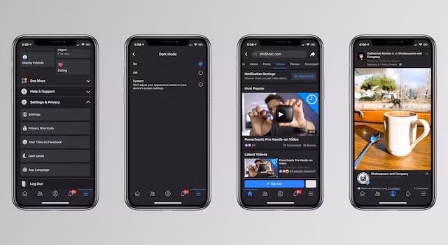 Facebook sắp cho “ra lò” giao diện đen huyền bí, người dùng Apple được trải nghiệm trước
