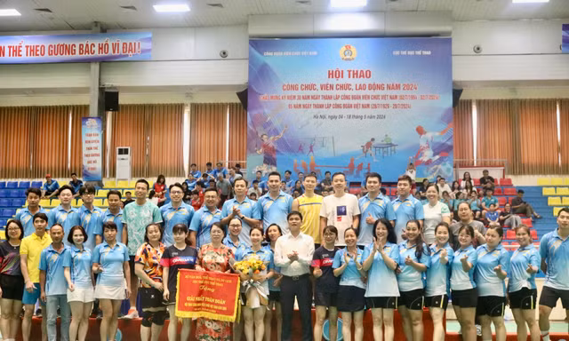 Hơn 1.500 vận động viên tham gia Hội thao Công đoàn Viên chức Việt Nam 2024 