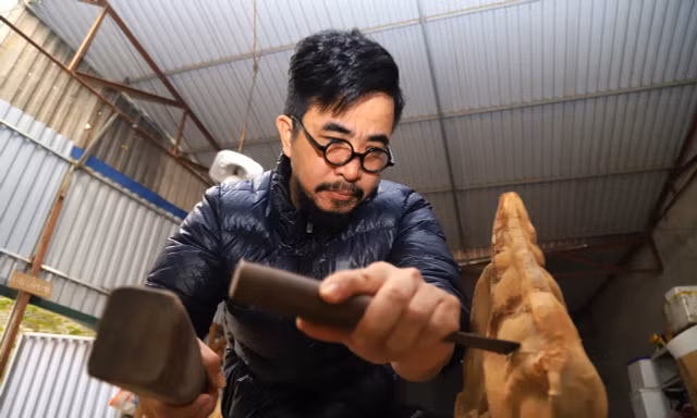 Tạo tác rồng độc bản đón năm Giáp Thìn của nghệ nhân sơn mài
