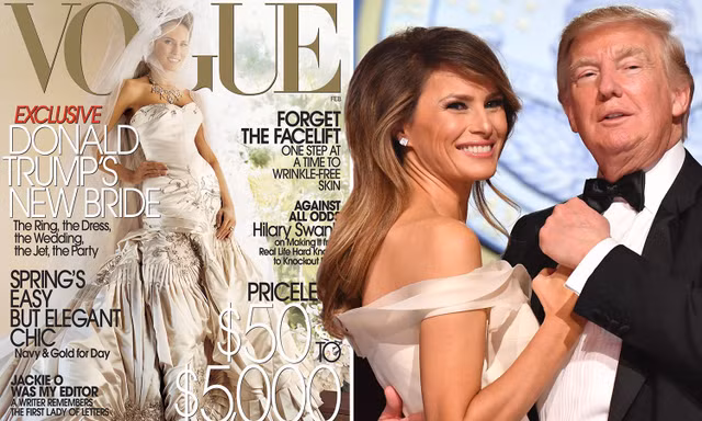 Chiếc váy của bà Melania Trump được bán hạ giá trên mạng